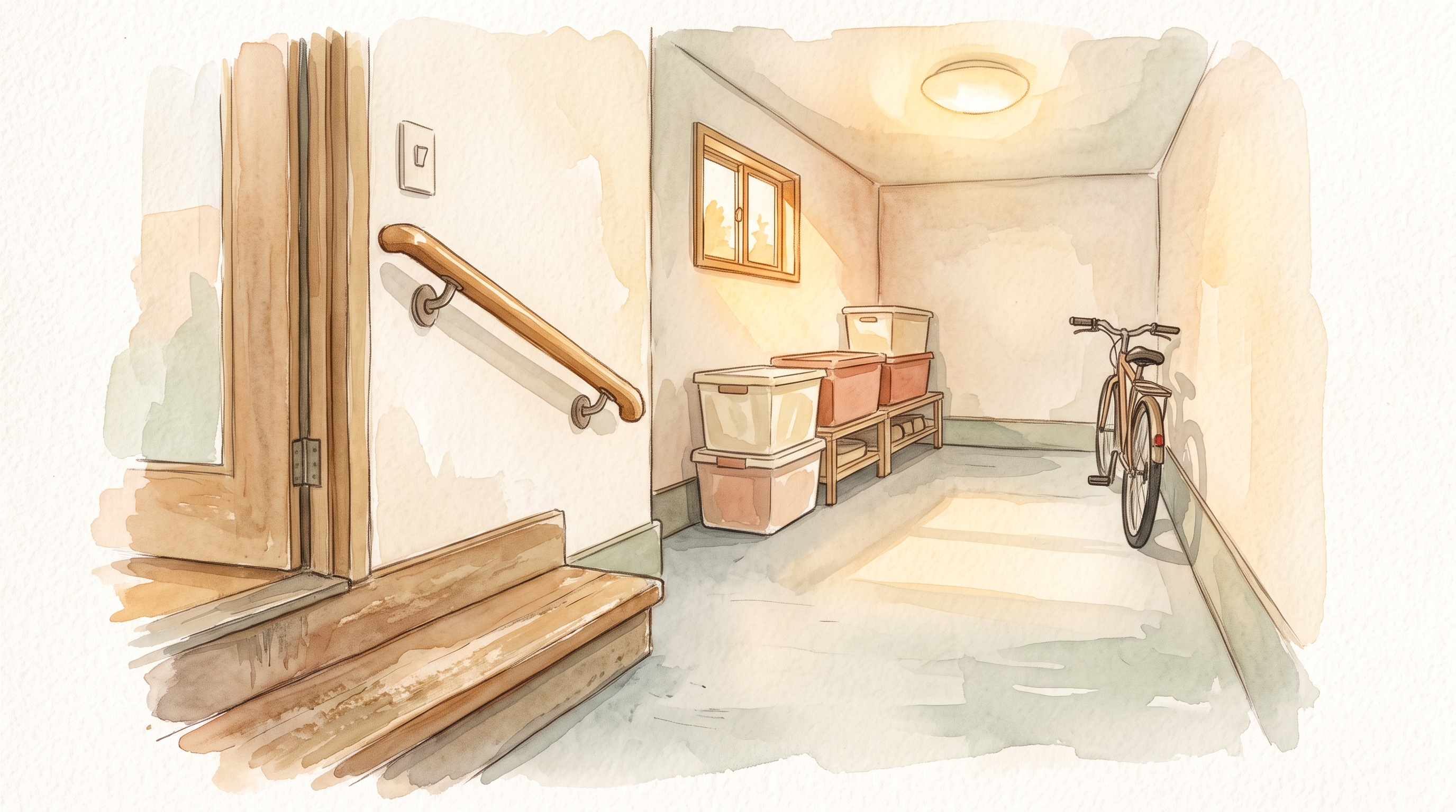 Garage Fall Hazards: The Step Down, the Clutter, and the Thing on the Top Shelf