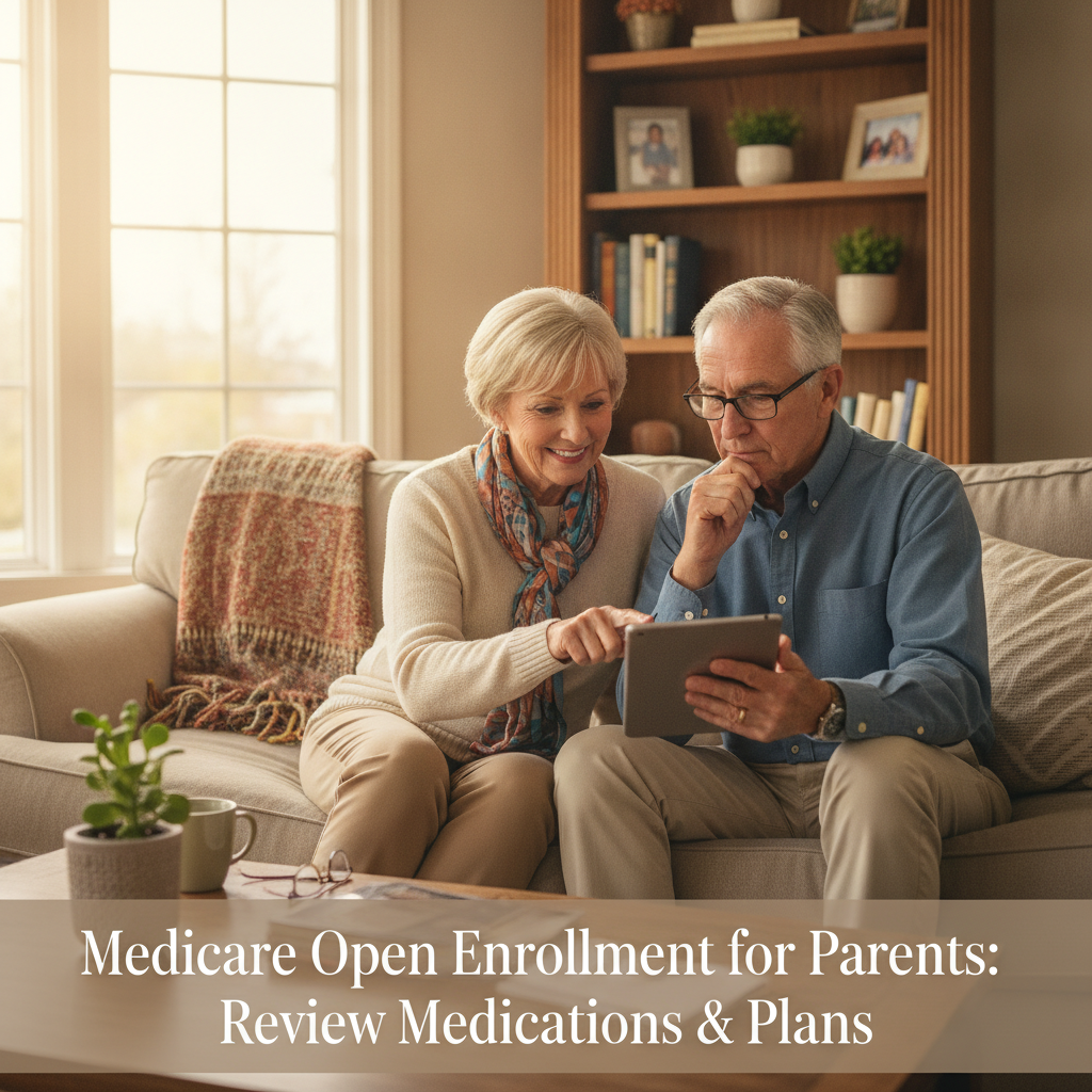 Medicare Open Enrollment for Parents: Review Medications & Plans