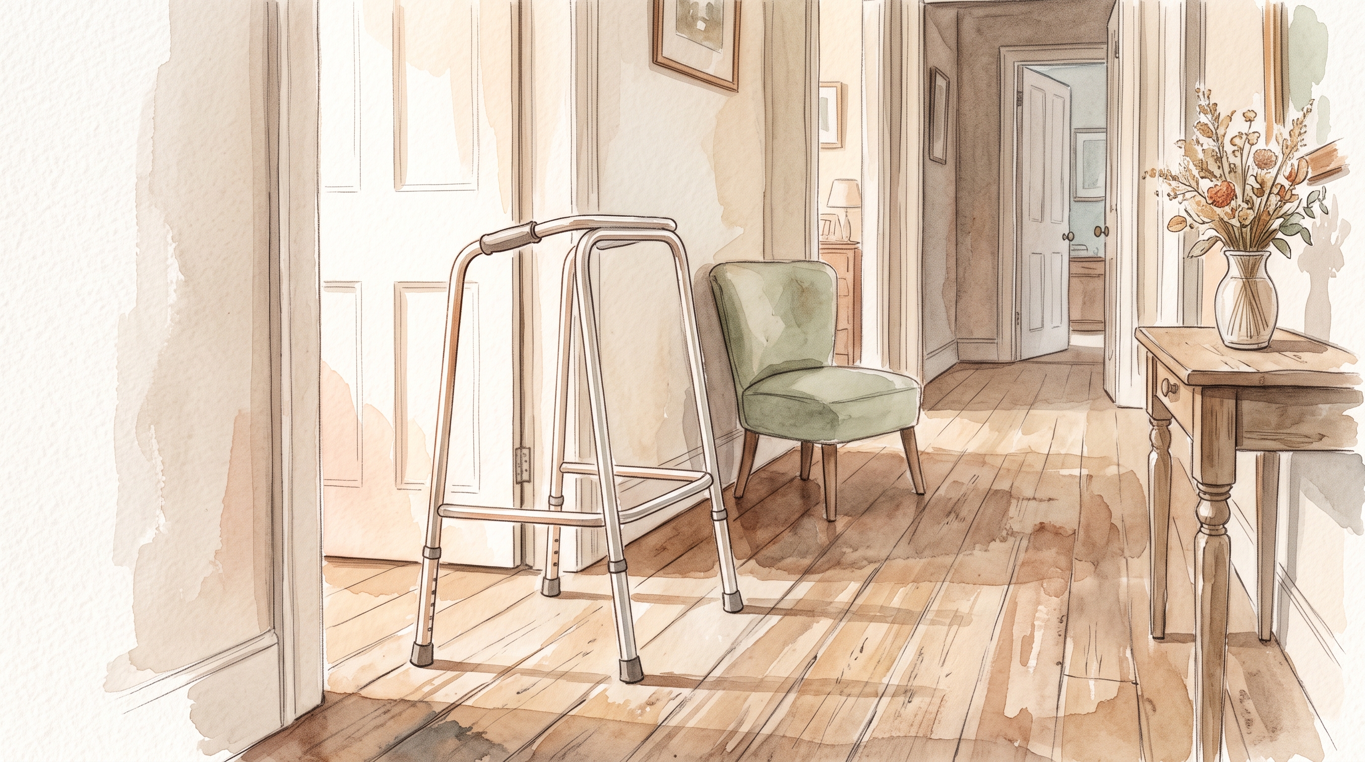 Your Parent Got a Walker. Here Is What Changed in Every Room.